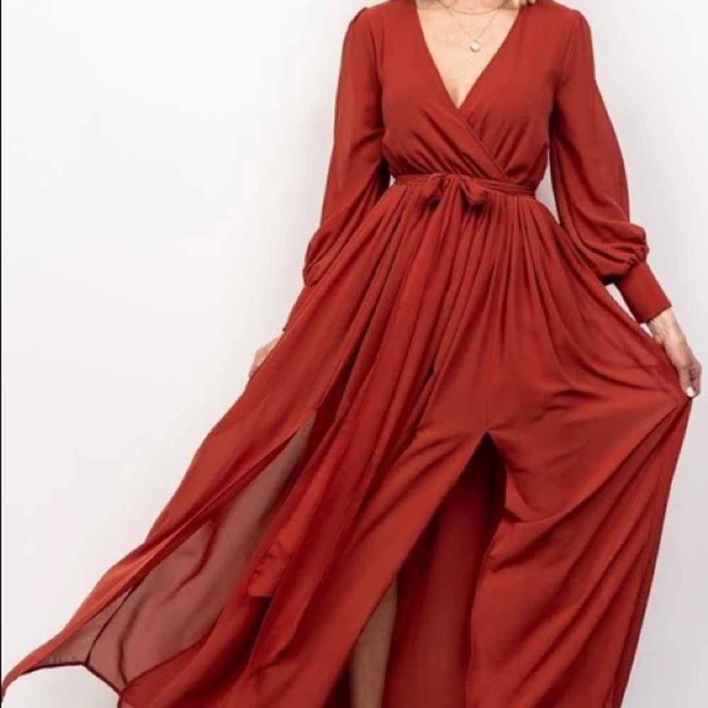 Baltic Born Celine Maxi Dress - Rust